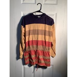 J. G. Hook Striped Hoodie with Drawstring
